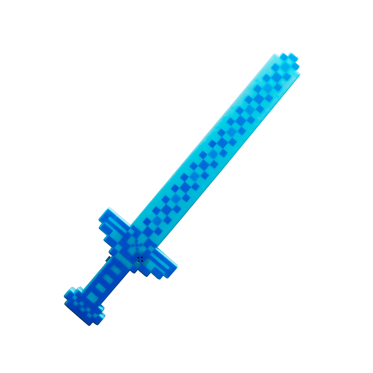 Juguete Espada Minecraft Niños Led Sonido Dizfras + Baterias Azul
